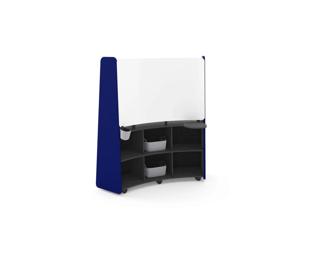 Decorative towel radiator on a white background