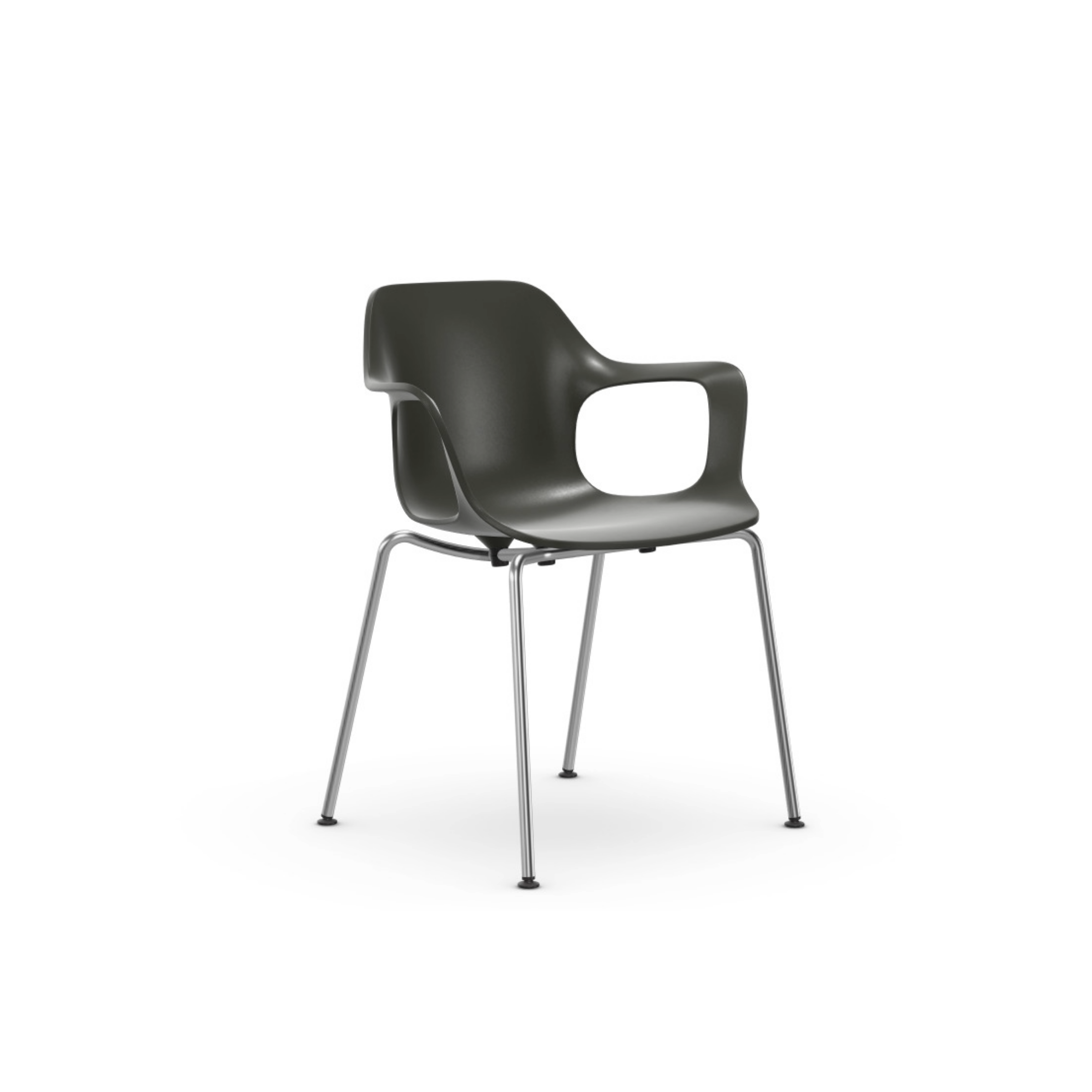 HAL RE Armchair Tube Stackable Basalt
