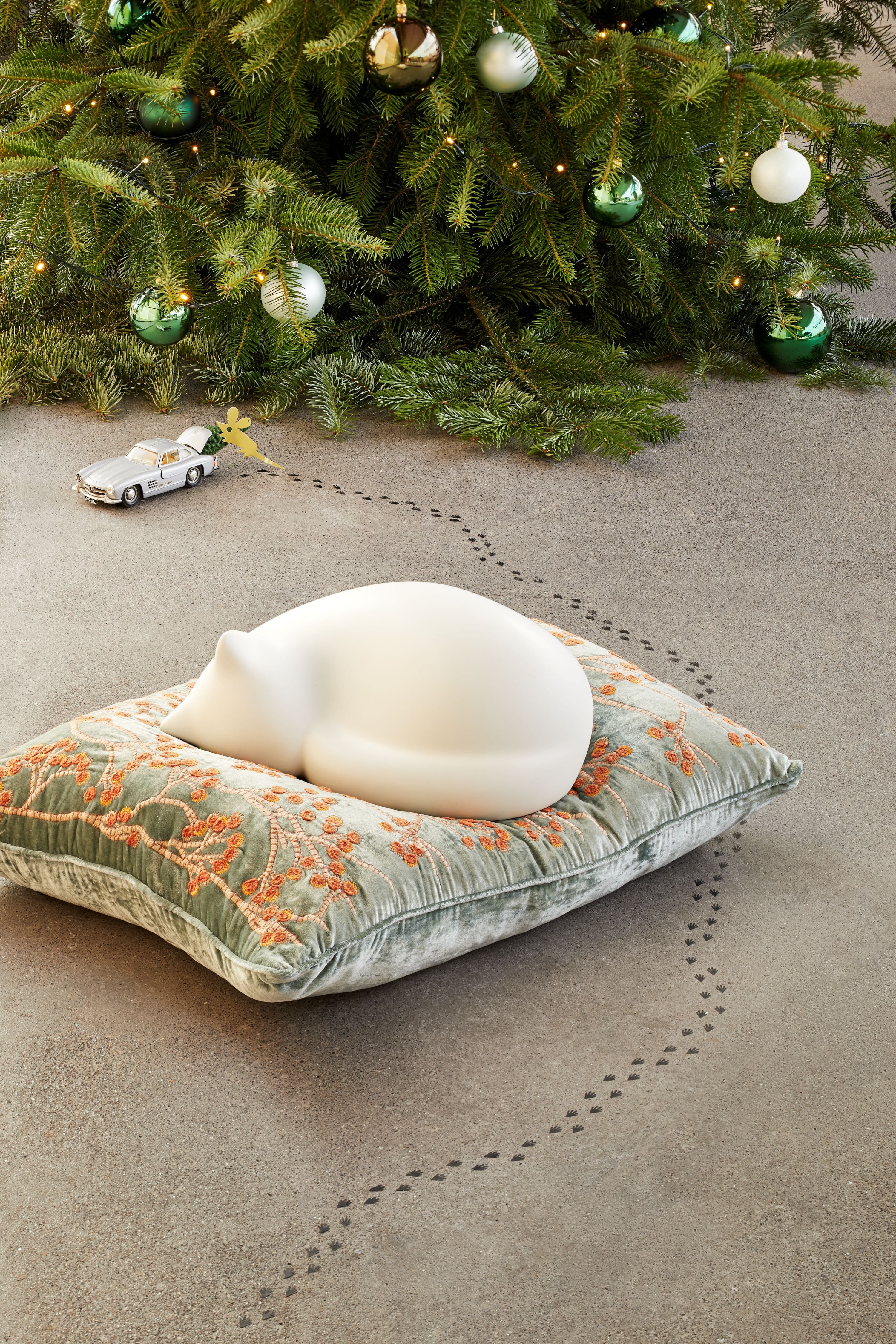 Resting Cat insitu White