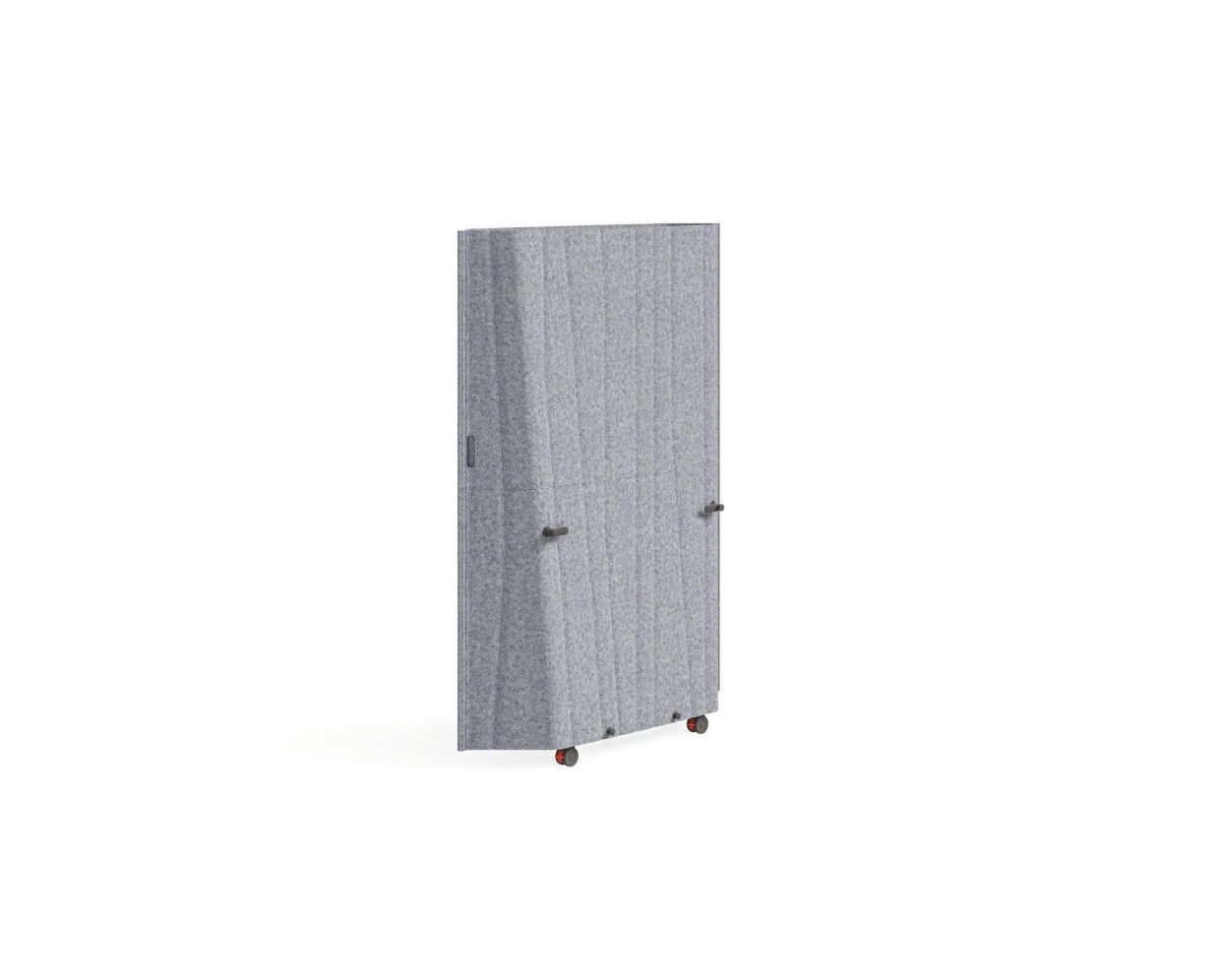 mobile office boundary provides acoustic performance, space division and a visual display area